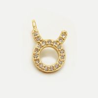 Fashion Diamond Twelve Constellation Valentine's Day Necklace Accessories sku image 3
