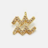 Mode Diamant Douze Constellation Saint Valentin Collier Accessoires sku image 21