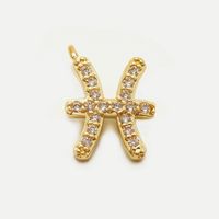 Mode Diamant Douze Constellation Saint Valentin Collier Accessoires sku image 23