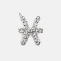 Fashion Diamond Twelve Constellation Valentine's Day Necklace Accessories sku image 24