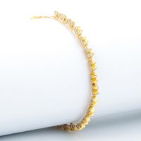 Fashion Geometric Full Diamond Zircon Copper Bracelet Sets sku image 4