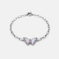 Fashion Gold-plated Butterfly Zircon Bracelet sku image 6