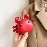 Cute Little Crab Cartoon Doll Chain Key Bag main image 1