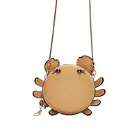 Cute Little Crab Cartoon Doll Chain Key Bag sku image 1