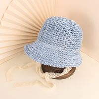 Korean Style Lace Children's Straw Hat Wholesale sku image 3