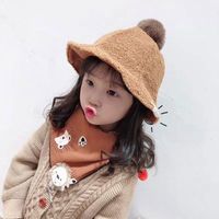 Chapeau De Pêcheur De Couleur Unie De Boule De Fourrure De Mode De Style Coréen sku image 4