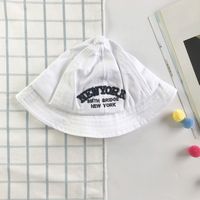 Fashion Embroidery Letters Children's Fisherman Hat sku image 2