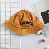Fashion Embroidery Letters Children's Fisherman Hat sku image 3