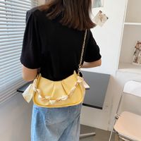 Korean Style Fold Silk Scarf Shoulder Messenger Small Square Bag main image 6