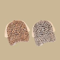 Fashion Leopard Print Breathable Mesh Baseball Cap main image 5