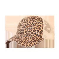Fashion Leopard Print Breathable Mesh Baseball Cap main image 6