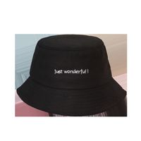 Korean Fashion Casual Letter Wide-brim Sunshade Fisherman Hat main image 6