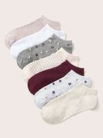 Simple Kapok Suit Socks 7 Pairs main image 1