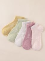 Fashion Hollow Butterfly Female Socks 5 Pairs main image 5
