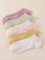 Fashion Hollow Butterfly Female Socks 5 Pairs main image 6
