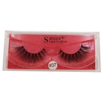 3d Mink False Eyelashes 1 Pair Of Natural Three-dimensional Multi-layer Eyelashes main image 1