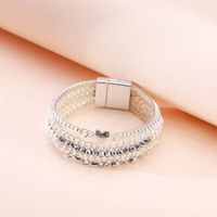 Vente En Gros Bijoux Bracelet Multicouche À Fermoir Magnétique Côté Large Nihaojewelry main image 3