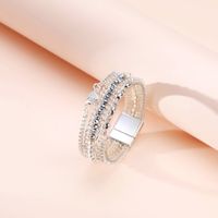 Wholesale Jewelry Wide Side Magnetic Clasp Multi-layer Bracelet Nihaojewelry main image 5