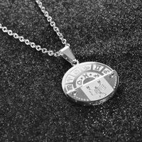 Nihaojewelry Stainless Steel Zodiac Pendant Necklace Jewelry Wholesale main image 4