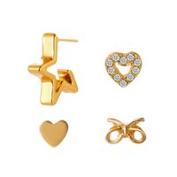 Vente En Gros Bijoux Boucles D&#39;oreilles Géométriques Étoiles 4 Pièces Nihaojewelry main image 6
