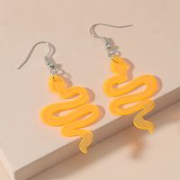 Nihaojewelry Fashion Snake-shaped Acrylic Transparent Earrings Wholesale Jewelry main image 3
