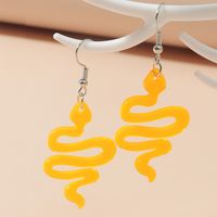 Nihaojewelry Fashion Snake-shaped Acrylic Transparent Earrings Wholesale Jewelry main image 5