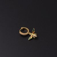 Ear Cartilage Rings & Studs Insect Copper Plating Artificial Gemstones main image 5