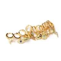 Ear Cartilage Rings & Studs Insect Copper Plating Artificial Gemstones main image 4
