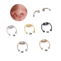 Nose Rings & Studs Fashion Geometric 316 Stainless Steel  Plating main image 1