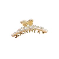 Wholesale Accessories Geometric Pearl Butterfly Hair Catch Clip Nihaojewelry main image 6