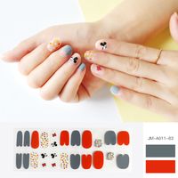 Nihaojewelry 22 Pieces Of Full Stickers Decorative Stickers Fruit Geometricgel Nail Stickers Wholesale sku image 11
