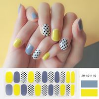 Nihaojewelry 22 Pieces Of Full Stickers Decorative Stickers Fruit Geometricgel Nail Stickers Wholesale sku image 21