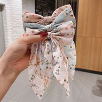 Wholesale Accessories Korean Floral Bow Hairpin Nihaojewelry main image 4