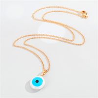 Nihaojewelry Mode Blaues Auge Anhänger Halskette Großhandel Schmuck main image 6