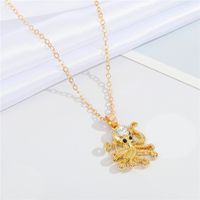 Nihaojewelry Fashion Creative Octopus Diamond Necklace Wholesale Jewelry main image 4