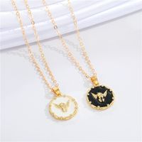 Nihaojewelry Fashion Black And White Angel Necklace Wholesale Jewelry main image 1