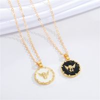 Nihaojewelry Fashion Black And White Angel Necklace Wholesale Jewelry main image 2