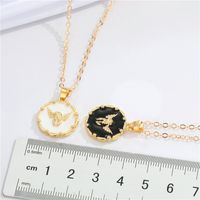 Nihaojewelry Fashion Black And White Angel Necklace Wholesale Jewelry main image 3