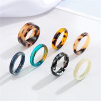 Nihaojewelry Retro Fashion Irregular Pattern Contrast Color Ring Wholesale Jewelry main image 1