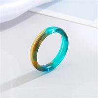 Nihaojewelry Retro Fashion Irregular Pattern Contrast Color Ring Wholesale Jewelry main image 4