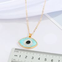 Nihaojewelry Creative Devil Eye Clavicle Chain Necklace Wholesale Jewelry main image 3