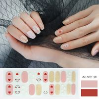 Wholesale Fashion Transparent Geometric Pattern Gel Nails Patches With Nail File 22 Pieces Set Nihaojewelry main image 8
