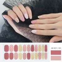 Wholesale Fashion Transparent Geometric Pattern Gel Nails Patches With Nail File 22 Pieces Set Nihaojewelry main image 10