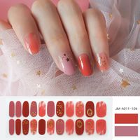 Wholesale Fashion Transparent Geometric Pattern Gel Nails Patches With Nail File 22 Pieces Set Nihaojewelry main image 14