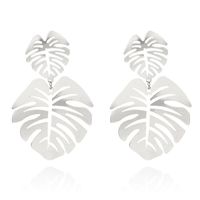 Nihaojewelry Einfache Mode Doppelblatt Ohrringe Großhandel Schmuck sku image 6
