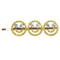 Wholesale Accessories Smiley Face Letter Hairpin Nihaojewelry sku image 4
