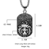 Nihaojewelry Jewelry Wholesale Stainless Stesel Ancient Greek Twelve Constellation Pendant Necklace sku image 29