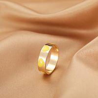 Wholesale Jewelry Fashion Heart Color Drop Oil Open Ring Nihaojewelry sku image 6