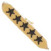 Nihaojewelry Miyuki Beads Hand-woven Star Rivets Diamonds Bracelet Set Wholesale Jewelry sku image 1