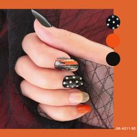 Wholesale Fashion Solid Color Star Pattern Gel Nails Patches With Nail File 22 Pieces Set Nihaojewelry main image 3